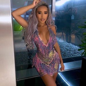 Custom Made fringe dress.